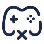 Gamepad No Charge SVG Icon